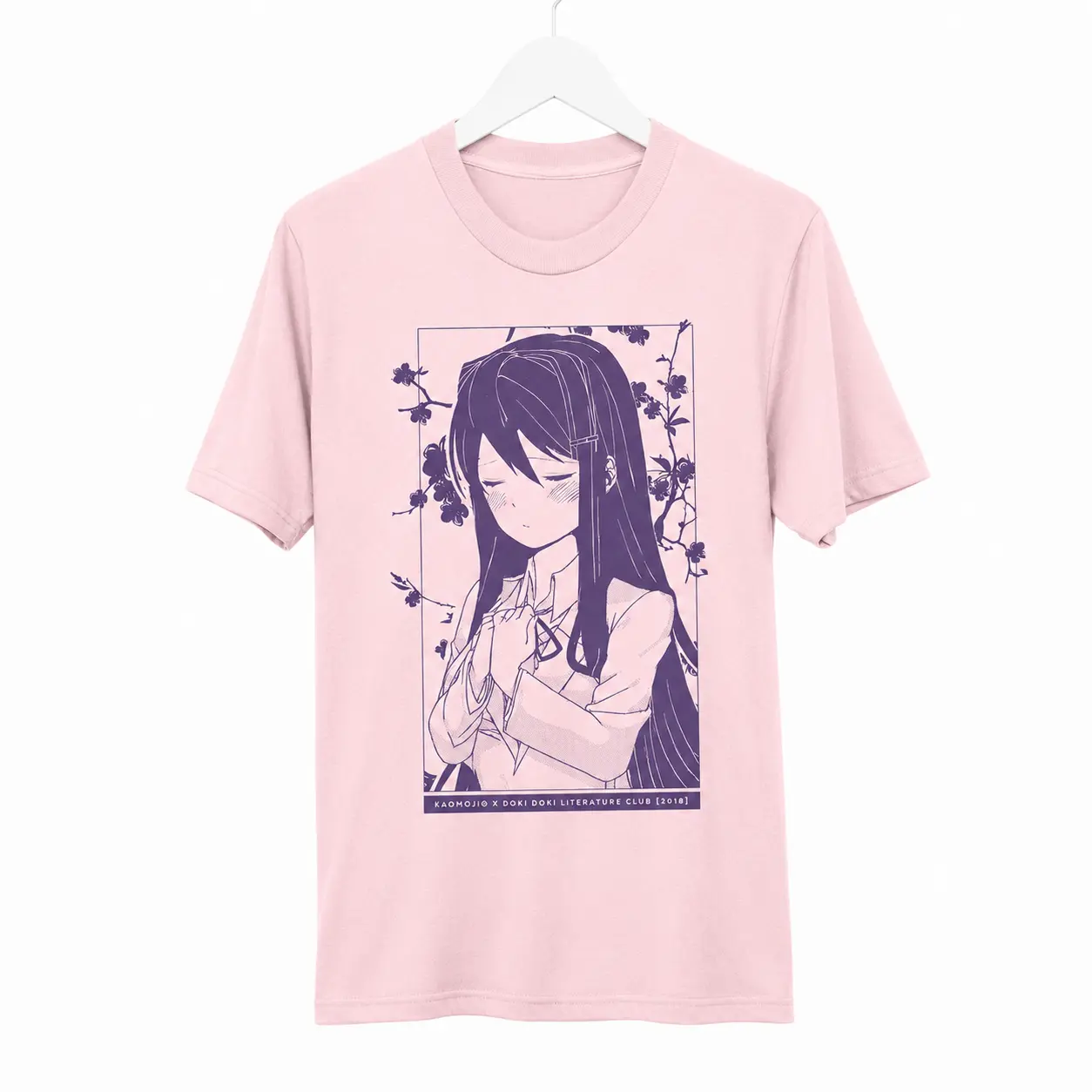 Doki Doki Literature Club T-Shirt - Vintage Graphic Tee – Unisex S-3XL – Menswear & Womenswear – Streetwear Tops – Casual Cotton Crewneck Shortsleeve T-shirt