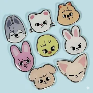 KPOP Phone Grip Holder Stand Mount Magnetic Phone Magnetic GripTok – Cute Cartoon Character Holder & Stand for All Phones