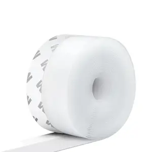3Pcs 16.4Ft Door Weather Stripping, (1.38in Width) Weather Stripping Door Draft Stopper Adhesive Seal Strip Anti Draft Insulation Tape for Doors Windows and Shower Doors