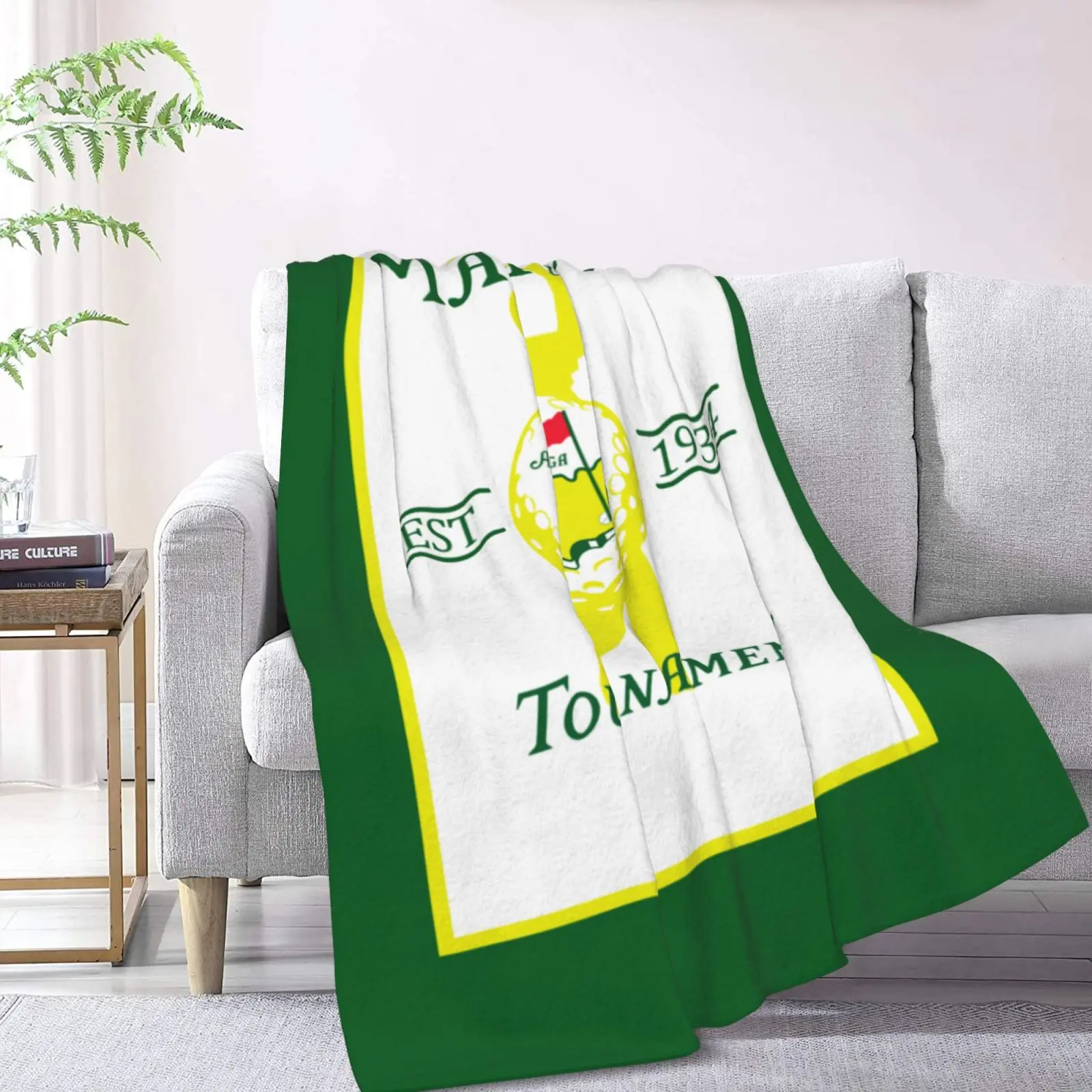 [Memorial Day Deals] Golf Blanket Soft Flannel Blanket, Fun Gift for Golf Lovers, Suitable for Bed Sofa Bedroom Living Room Office Car Camping Decoration Air Conditioner Cover Blanket
