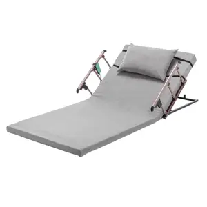 Electric Bed Backrest Adjuster – 300 lb Support, 68° Max Incline, Reinforced Steel Frame, Remote Control, Ergonomic Foam, Adjustable Pillow, Universal Fit 74"*35", Home Hospital Use