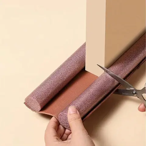 Universal Door Bottom Sealing Strip, Self-Adhesive Door Draft Stopper with Sound Insulation