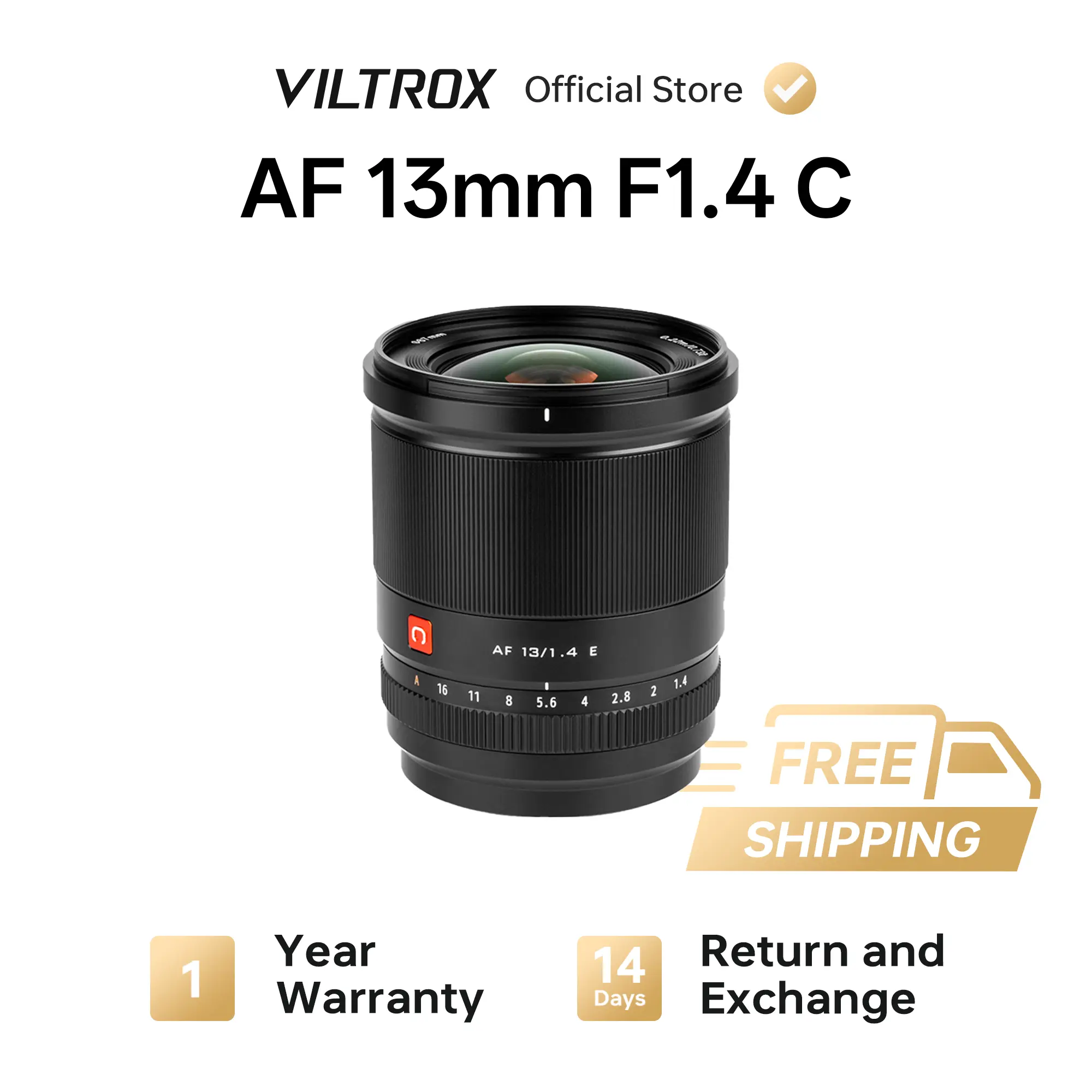 Viltrox AF 13mm F1.4 APS-C Lens For Sony E-Mount/ Fujifilm X-mount/ Nikon Z-mount