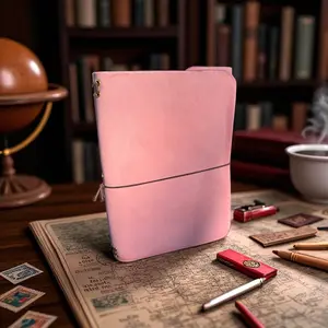 A5 - Lilac Leather Journal Wrap for planners, notes, sketches A5 - Lilac Leather Journal Wrap for planners, notes, sketches