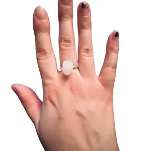 Clear Quartz Chunk Ring