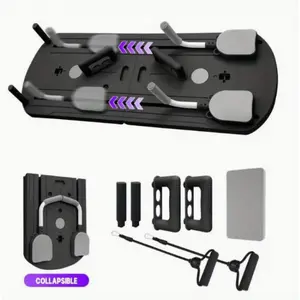 Portable Pilates Training Board - Home Workout Equipment, Perfect for Home Strength Training.Multifunctional Foldable Training Board, Home Sliding Training Platform, Full-Body Stretching and Strength Training Tool Set