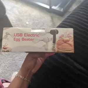 Electric Hand Whisk, Handheld Mixer, Food Mixer, Household Mixers, USB Rechargeable Cordless Kitchen Mixer for Baking and Mixing, Portable Multifunctional Egg Beater #GLOBAL PICKS