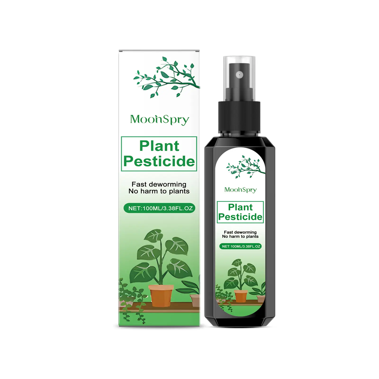 Plant Insect Killer Spray, Indoor Flower & Green Plant Pest Control, Safe for Plants Plant Insect Killer Spray, Indoor Flower & Green Plant Pest Control, Safe for Plants