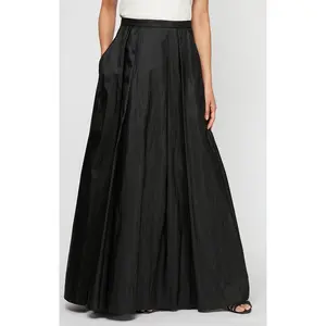 Long Full Taffeta Skirt