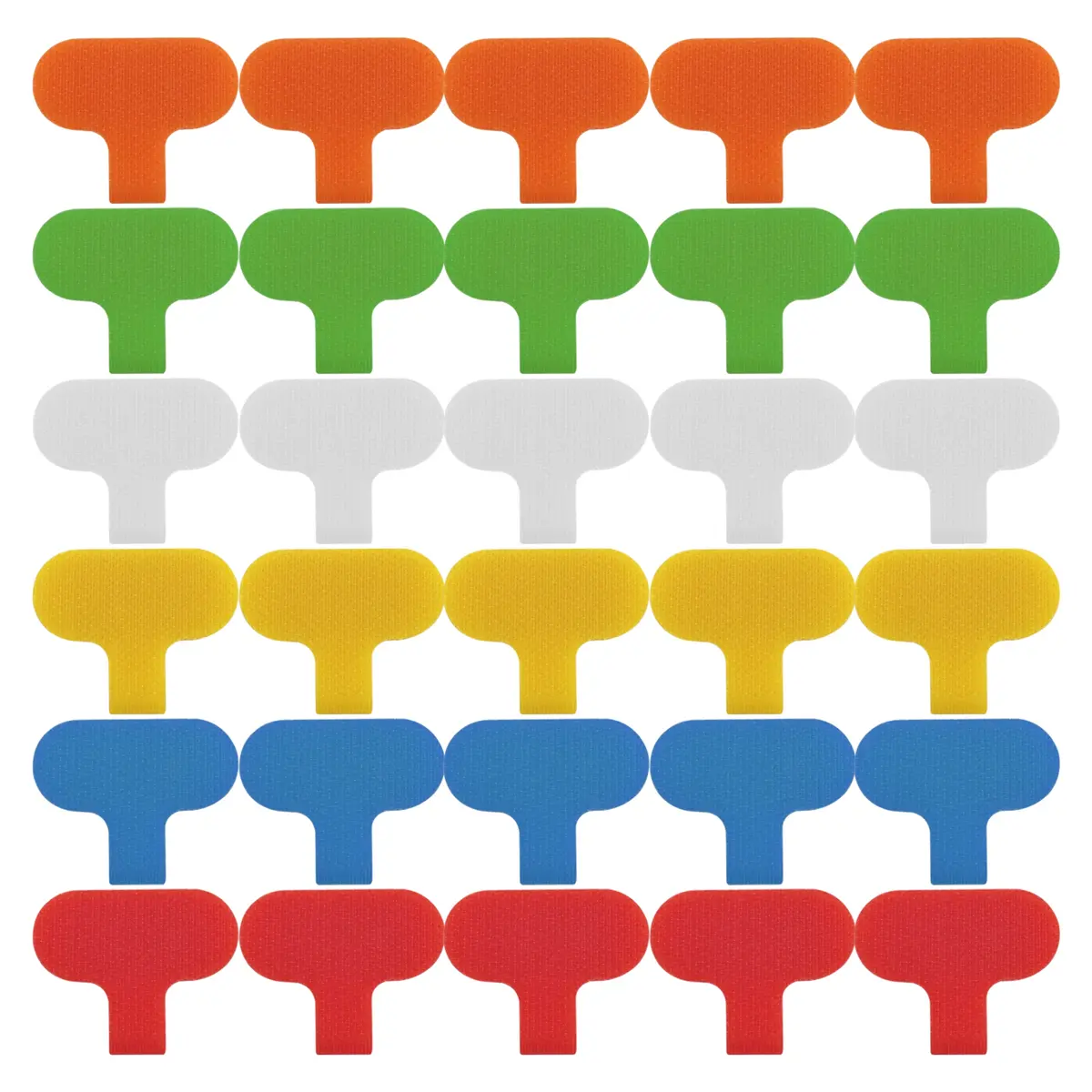 30 PCS Cable Labels Cord Labels Multi-Color Write on Wire Labels Tags for Cable Management and Identification