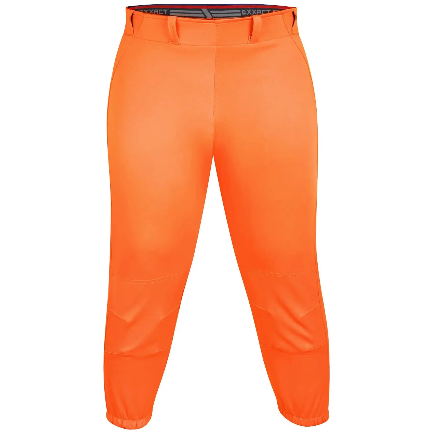 Knicker/Yoga Style Softball Pants For Girls (Orange)
