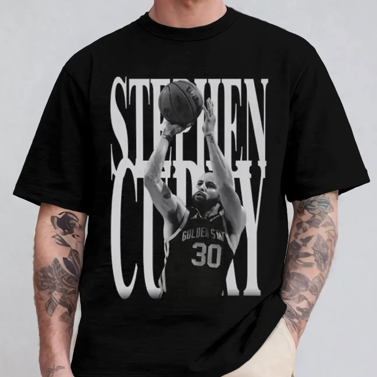 Vintage Stephen Curry Streetwear Style T-Shirt