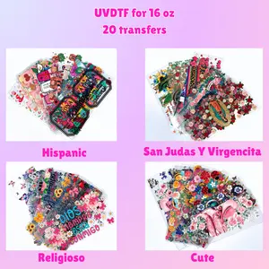 UV Sticker Decal For 16 oz - 20 decals mix bundle UV Sticker Decal For 16 oz - 20 decals mix bundle