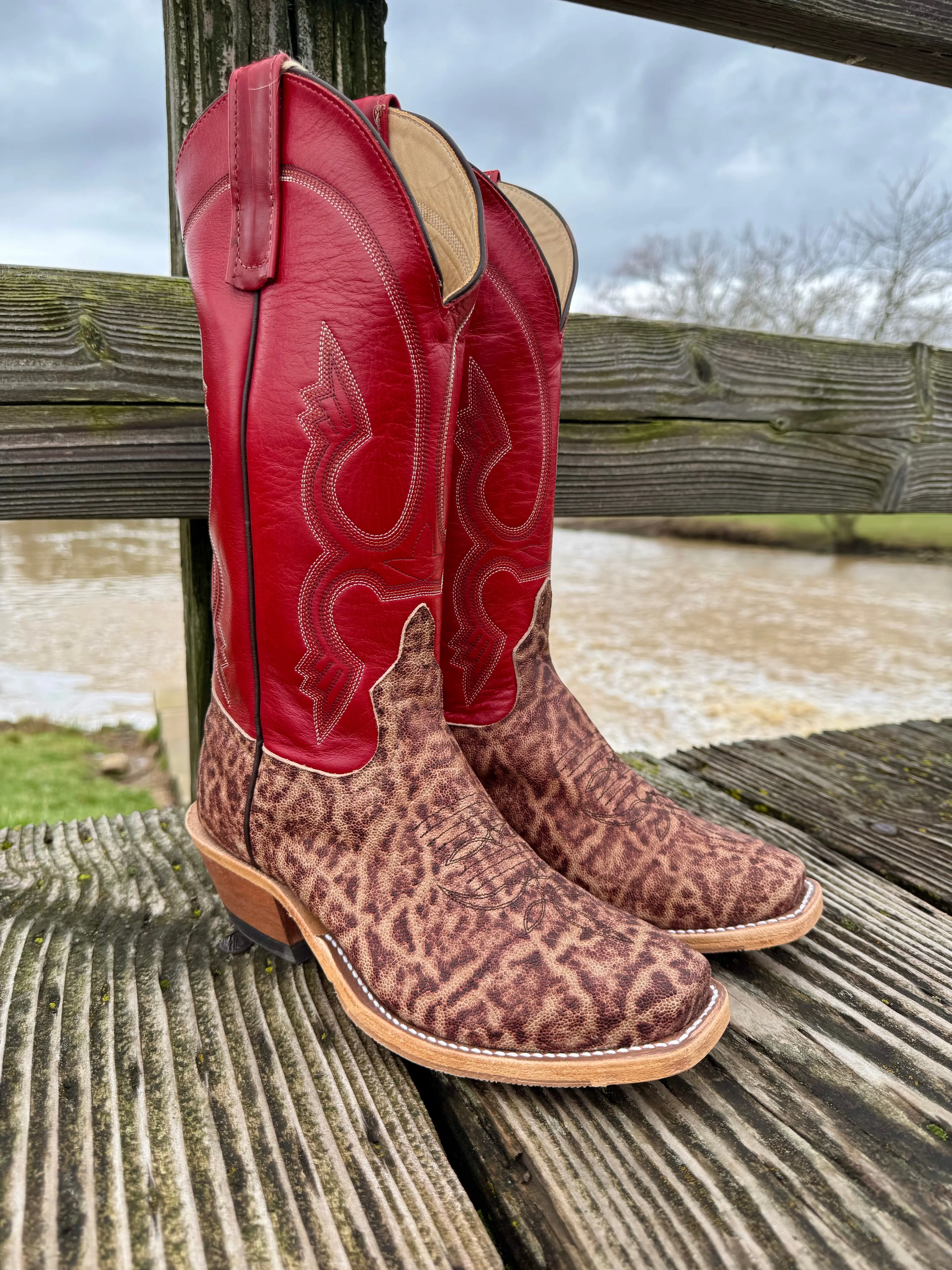 Anderson Bean Terra Vintage Elephant Cowboy Boots 335349