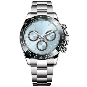 2025 Men's Watch 40MM Sapphire Stainless Steel Automatic Waterproof Classic Business Style Gentleman Quartz Watch Retro Luxury Stainless Steel Watch