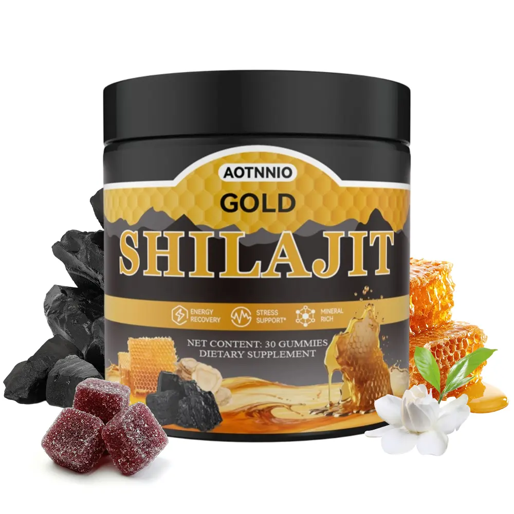 Natural Shilajit Gummies with Organic Manuka Honey , Energy & Stamina Support , 30 Dietary Supplement ,DealsForYouDays