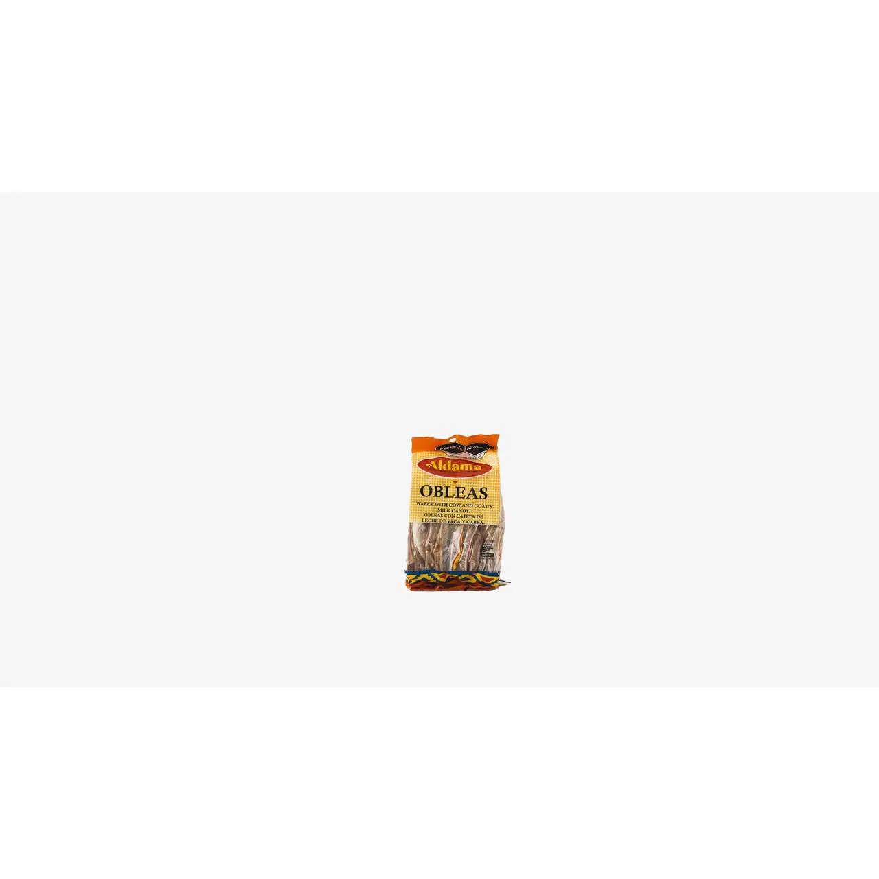 Aldama Oblea Mini con Cajeta - Light Crispy Wafers with Creamy Cajeta Layer Traditional Mexican Milk Caramel Snack