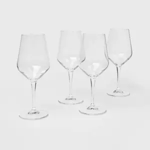 15oz 4pk Glass Atherton White Wine Glasses - Threshold