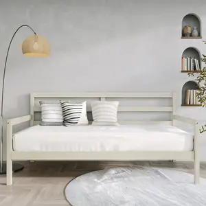 Favorer Towson Solid Wood Twin Daybed with Full Slats, Easy Assemble