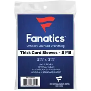Fanatics Thick Card Soft Sleeves