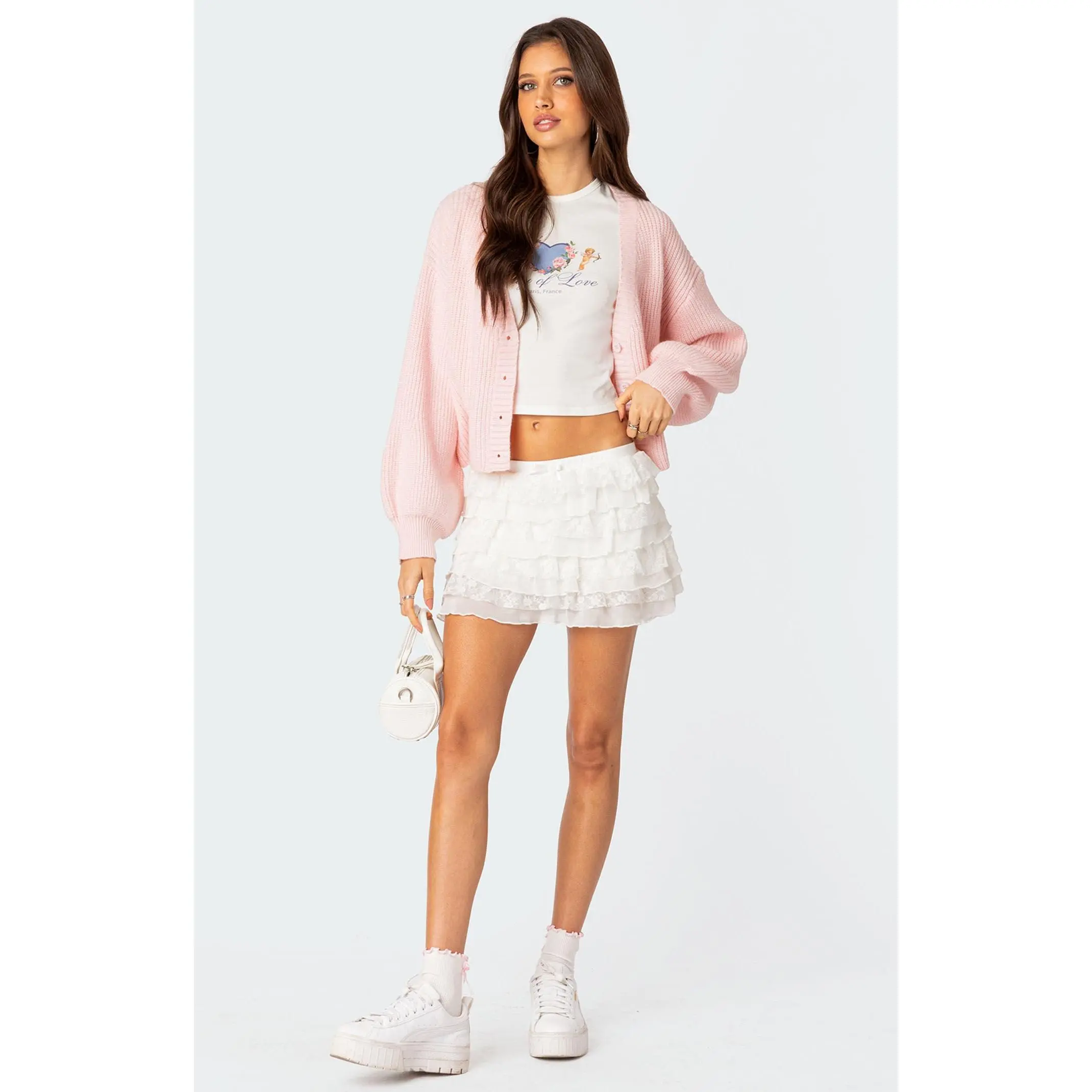 Edikted Women's Adeena Layered Ruffle Mini Skirt - Multicolor