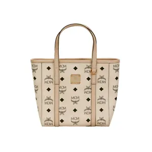 MCM Toni Monogram Tote - Coated Canvas with Nappa Trim, Mini Size Crossbody & Shoulder Bag for Women (Luggage & Bags, Women's Handbags)
