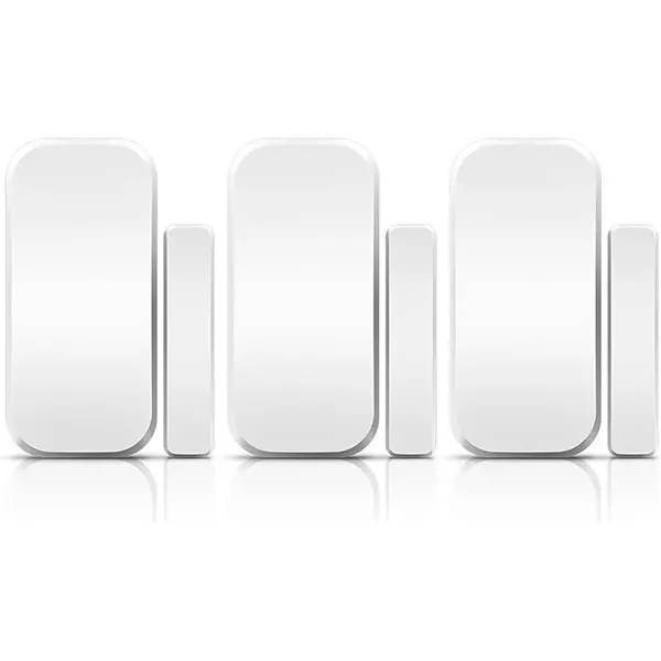 Kerui Door/Window Magnetic Alarm Sensor for GSM Home Security Alarm Systems Kit Protector Window Vibration Burglar Alarm for Homes Sheds Caravans Motorhomes Safety Guardian Protector(3 Set)