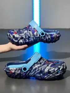 Men's Hole Shoes Summer New Sandals Outdoor Slippers, Breathable Lightweight Clogs, Comfortable Breathable Footwear for Beach & Daily Wear, Stylish Lightweight Design