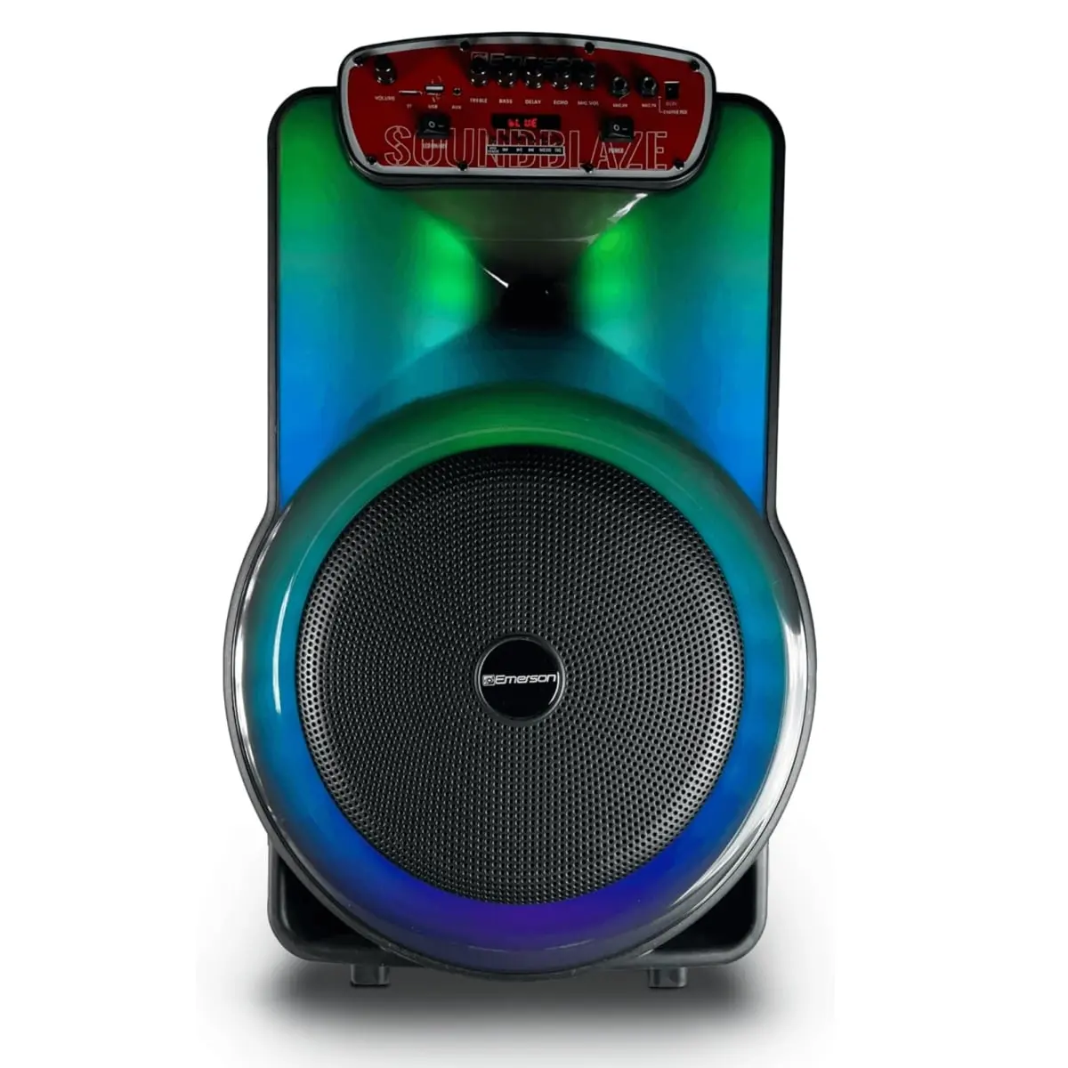 Emerson EDS-1520-EM Emerson Portable Bluetooth 15' Party Speaker with Flame Lighting