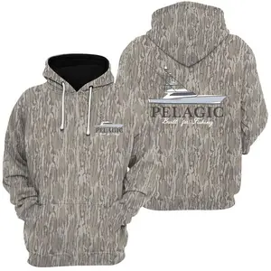 Pelagic - Offshore Fishing Boat Graphic Camo T-Shirt, Sweatshirt, Hoodie with Tree Print, Long Sleeve Outdoor Hunting Pullover, Classic Unisex Tee, Gift for Saltwater Anglers