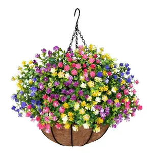 Eco-Friendly Hanging Basket for Outdoor Gardens, Garden Accessories, Durable & Versatile Design for Spring Decor, Perfect for Festive Settings, Hanging Planters