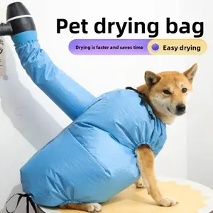 Pet Drying Bag with Blower | Quick Dry Hair Dryer for Cats & Dogs | Fast Grooming Dry Bag for Large Dogs After Bath various