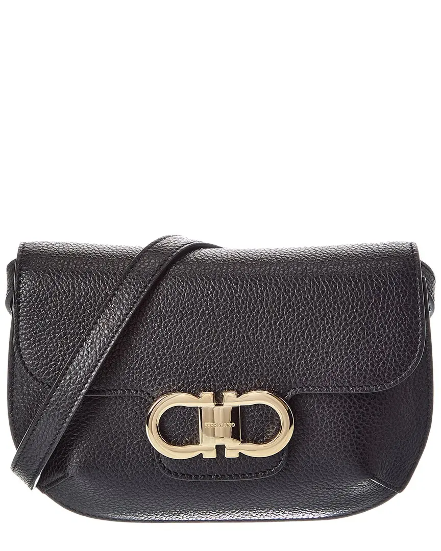 Ferragamo Gancini Leather Shoulder Bag Ferragamo Gancini Leather Shoulder Bag