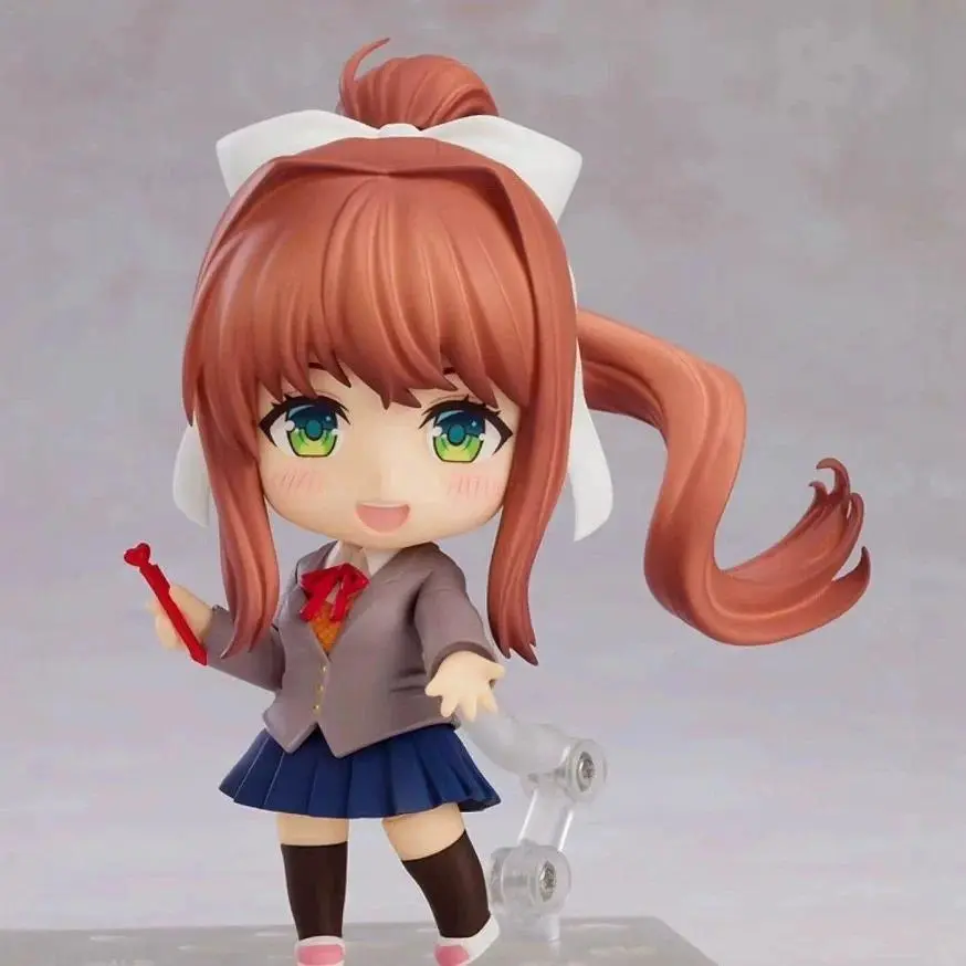 Anime Doki Doki Literature Club Q Version #2283 Yuri #1817 Monika #2250 Sayori #2077 Natsuki Action Figures Models Decor Gifts