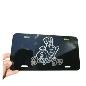 Dough Boy Custom License Plate, 12"x6" Aluminum Vehicle Plaque with 4 Holes for Installation, Personalized Car Plate for Cars, Truck Accessories