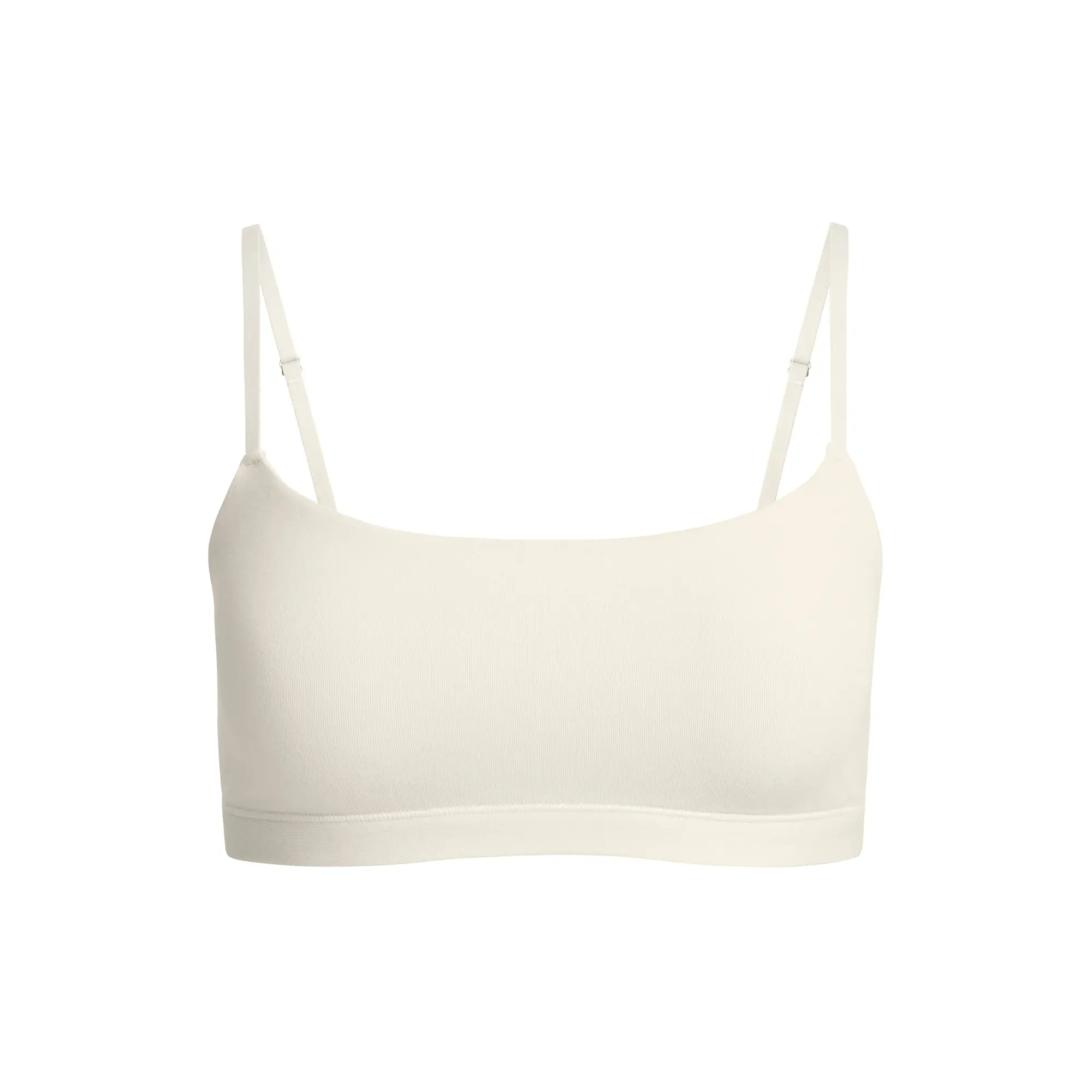SKIMS COTTON JERSEY SCOOP BRALETTE