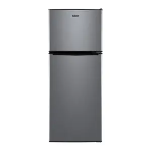 Galanz 4.6 cu ft Stainless Steel Mini Fridge with Freezer—compact, energy-efficient refrigerator ideal for dorms, offices, and small spaces.