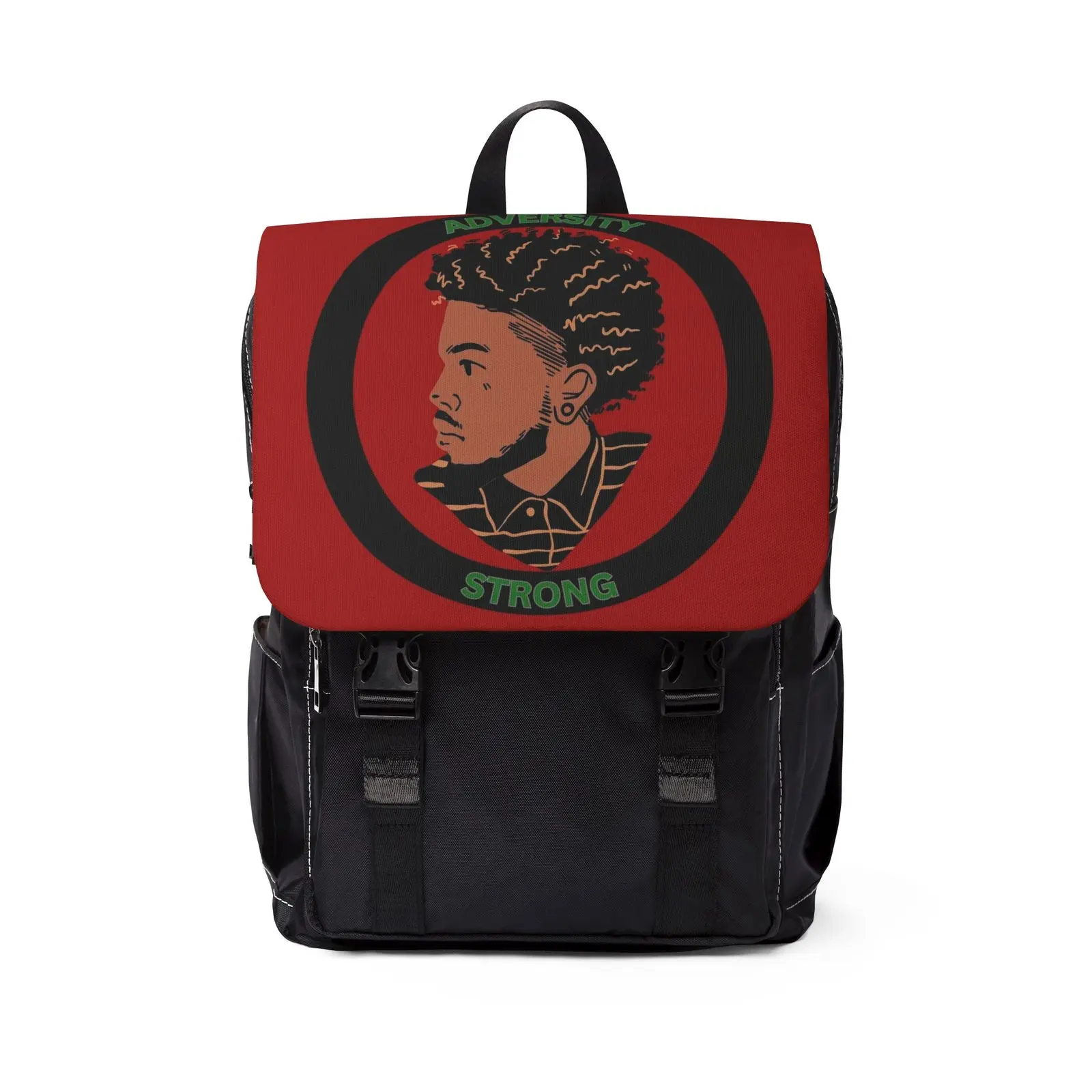 Adversity Strong Shoulder Backpack – Durable & Empowering, Exclusive at Loot Cascade