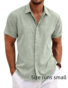 COOFANDY Summer Clearance Men's Shirts Short Sleeve Casual Shirts Button Down Shirt for Men Beach Summer Wedding Shirt Menswear Fashion Outfit Jeans