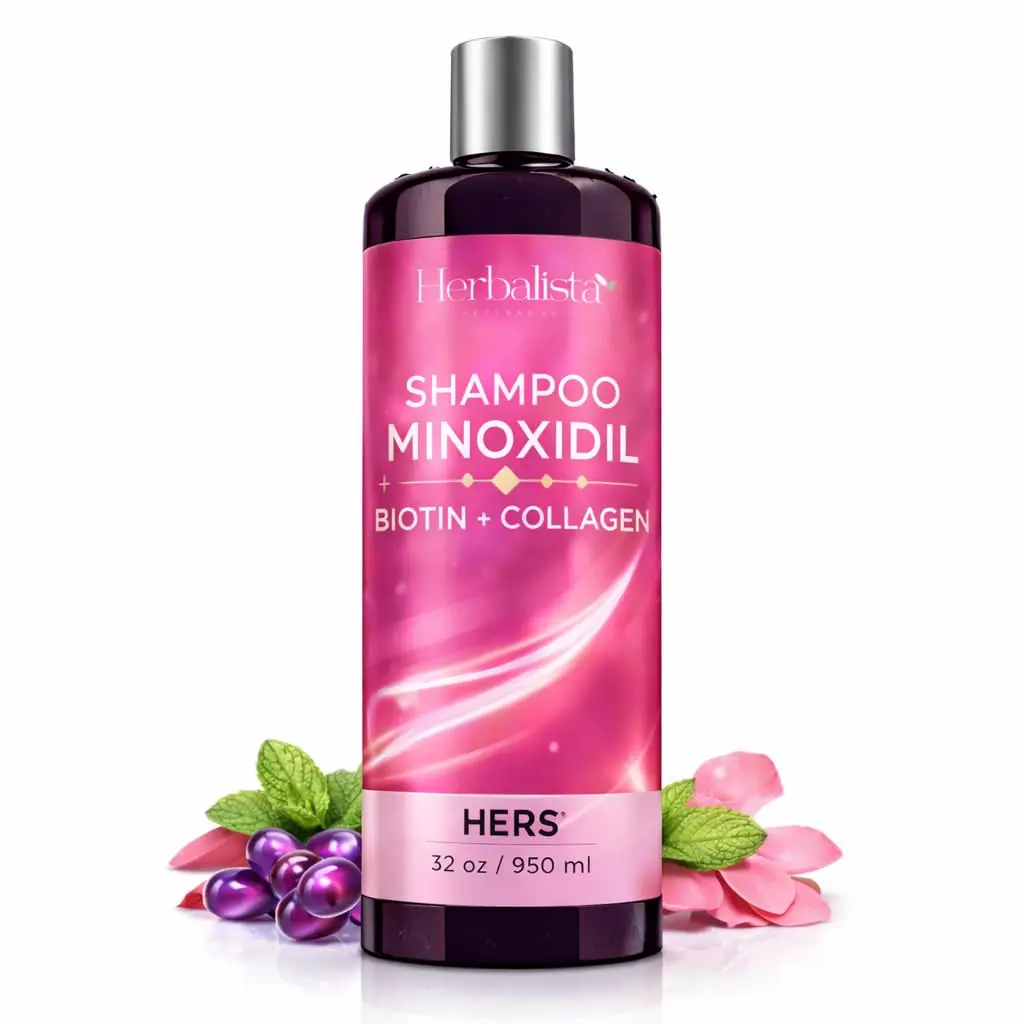 Viral Biotin + Collagen Shampoo For Women 32oz (950ML) For Her - Sulfate-Free Thickening Hair Cleanser for Fuller-Looking, Stronger Hair, Unisex Daily Scalp Care.