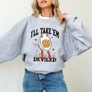 [Sale Up To 60%] -  Take  Deviled Egg Thanksgiving Sweatshirt, Thanks Food Graphic