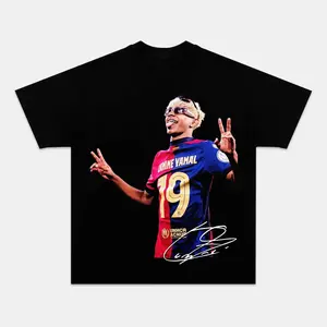 Lamine Yamal Graphic Tee, Unisex  Shirt, Using 100% Cotton, Gift For Fans 4.29