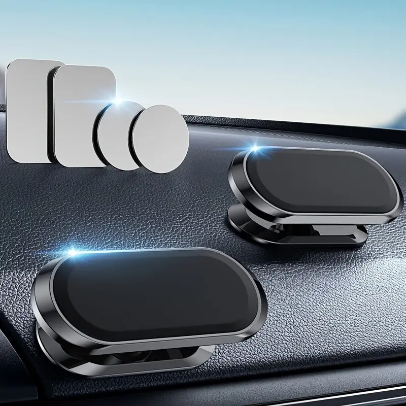 Magnetic Car Phone Holder 3-Pack, Cellphone Car Holder, Cell Phone Holders, Strong Magnetic Dashboard Mount, 360° Rotation, Stable Anti-Drop, Universal Fit for All Smartphones