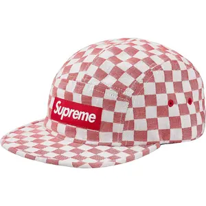 Supreme Checkerboard Camp Cap, from StockX