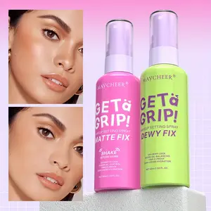 Matte Water Gloss Setting Spray - 2.03oz Waterproof Oil Control Setting Spray, Light and Long-lasting Formula, Light Concealer, Matte Water Gloss Makeup Effect, Anti-smudge/wipe, suitable for all-day long-lasting setting for sensitive and light skin