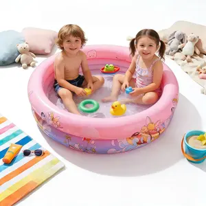 90cm Round Inflatable Pool for Kids, Kiddie Swimming Pool, Home Swimming Pool, Beach Pool, Summer Fun, Perfect for Outdoor Play