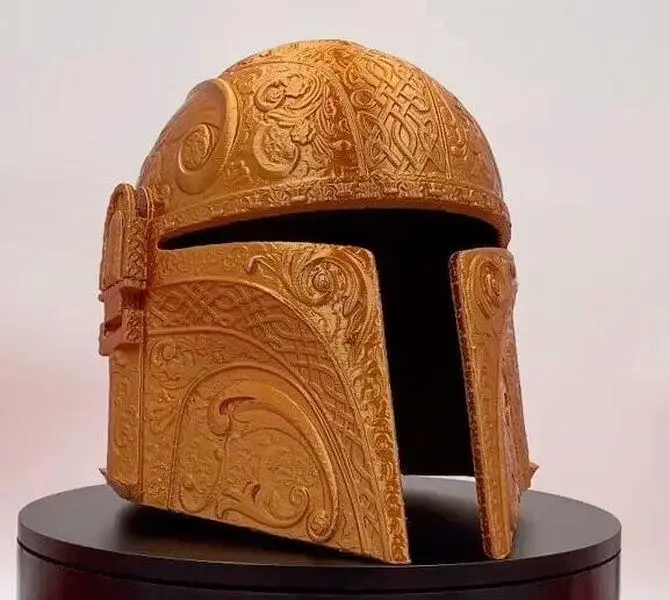 Space Marine Cosplay Helmet 3D Prop – Geoffro Hex3D | FDM Cosplay Armor | Border3D LLC