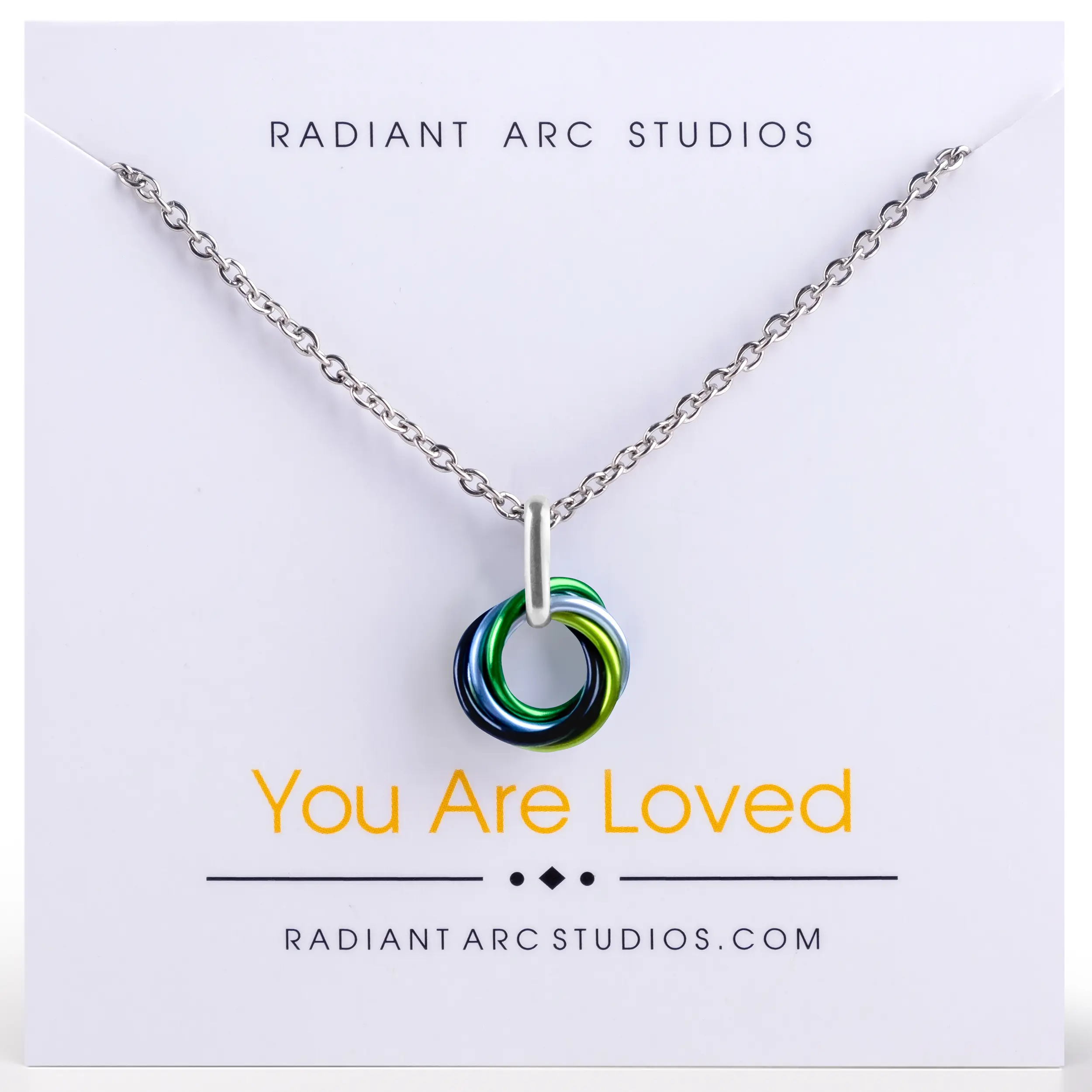 ARrOw - Aromantic Pendant Necklace, Fashion Costume Chain Jewelry Necklaces for Everyone