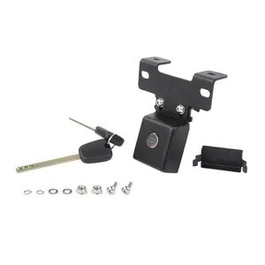 For 2007-2017 Jeep Wrangler JK Front Anti-Theft Hidden Grille Hood Lock Latches key