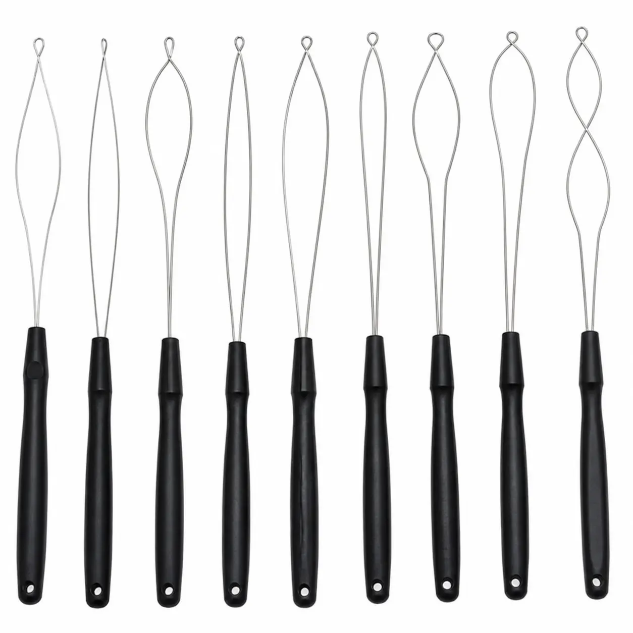 Hair Extension Loop Threader Kit, Hair Extension Pulling Tool Set for Bead Installation, Reusable Hair Extension Accessories for Salon and Home Use